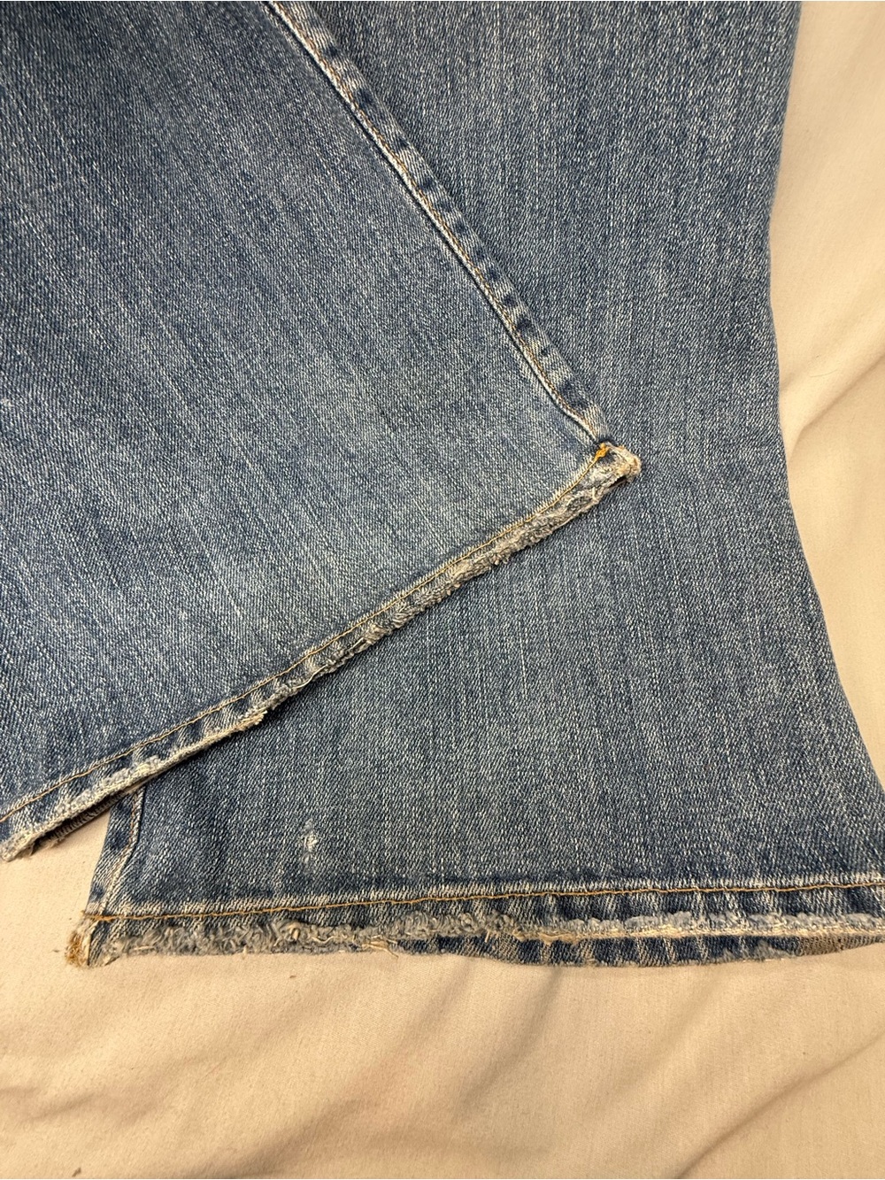 Lucky Brand Faded Blue Wide Leg/flare Jeans 100% cotton - Picture 8 of 12